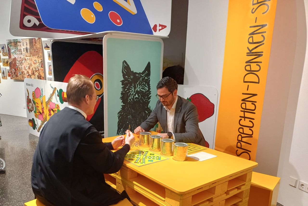 Blick in die Ausstellung "SPIELRAUM"